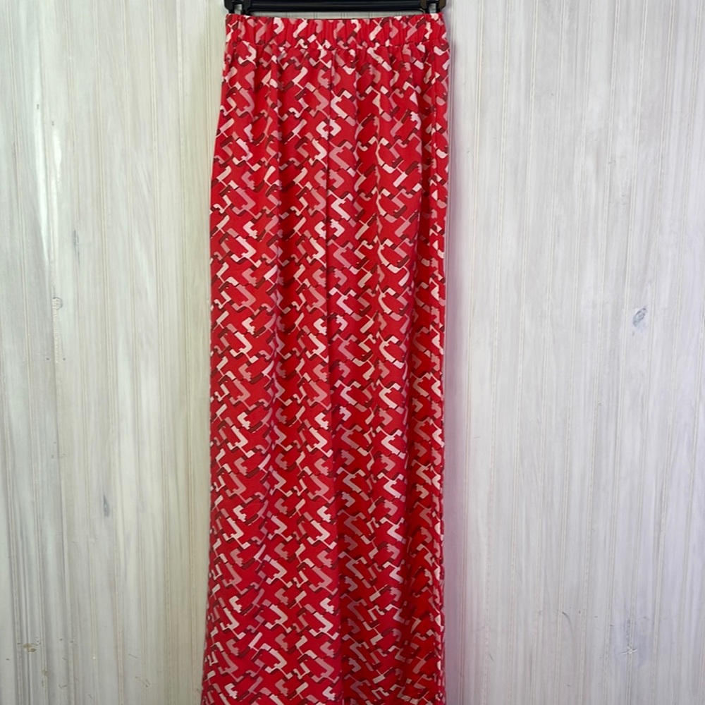 TUCKERNUCK POMANDER PLACE WIDE LEG GEOMETRIC PANTS small